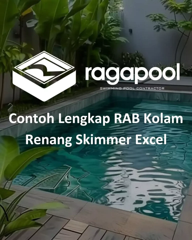 Contoh Lengkap RAB Kolam Renang Skimmer Excel