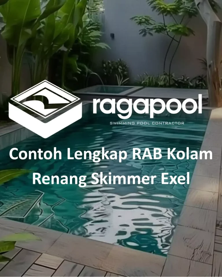 Contoh Lengkap RAB Kolam Renang Skimmer Exel