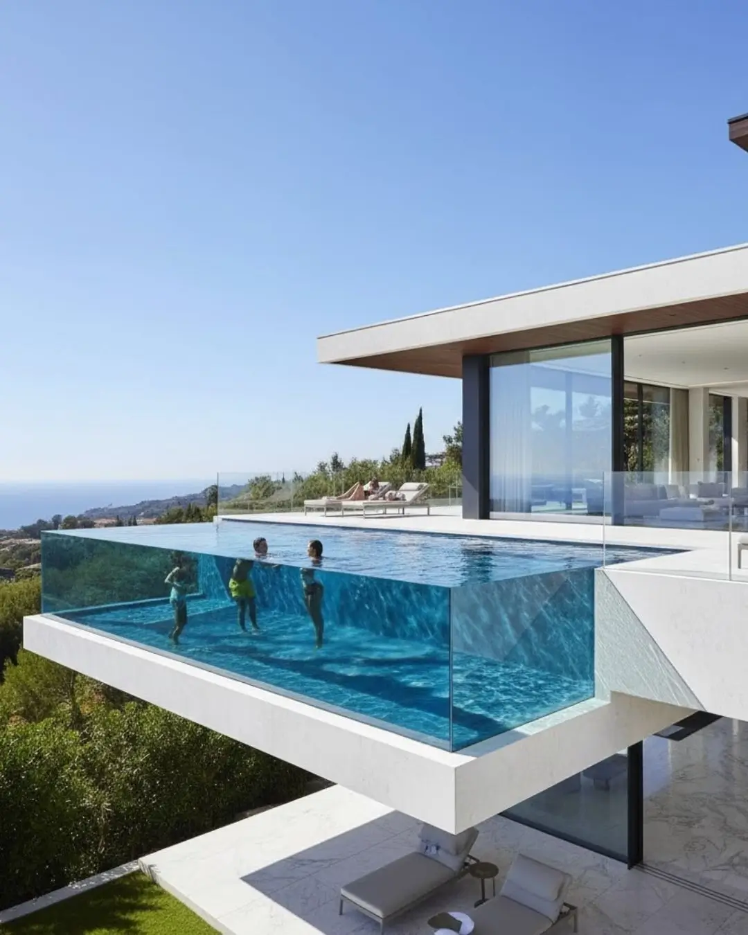 pembuatan kolam renang kaca