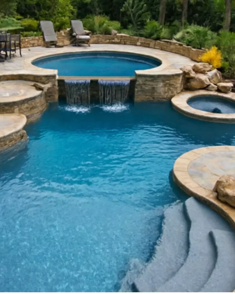 Desain Kolam Renang Berundak (Tiered Pool)