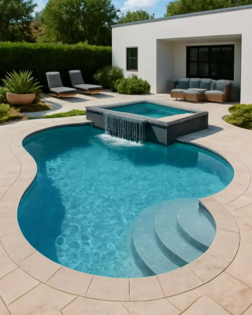Desain Kolam Renang Kustom (Custom Pool)