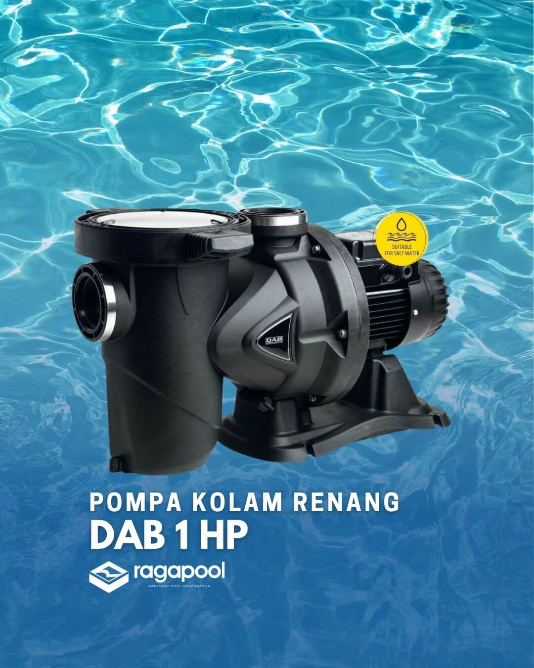 pompa kolam renang dab 1 hp