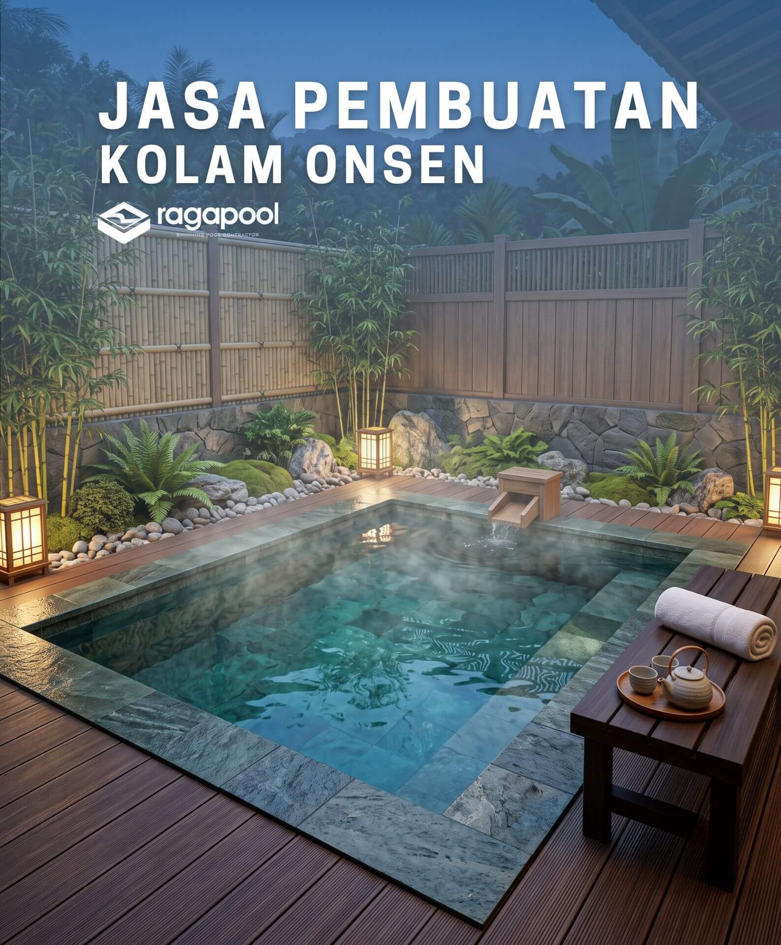 jasa pembuatan kolam onsen