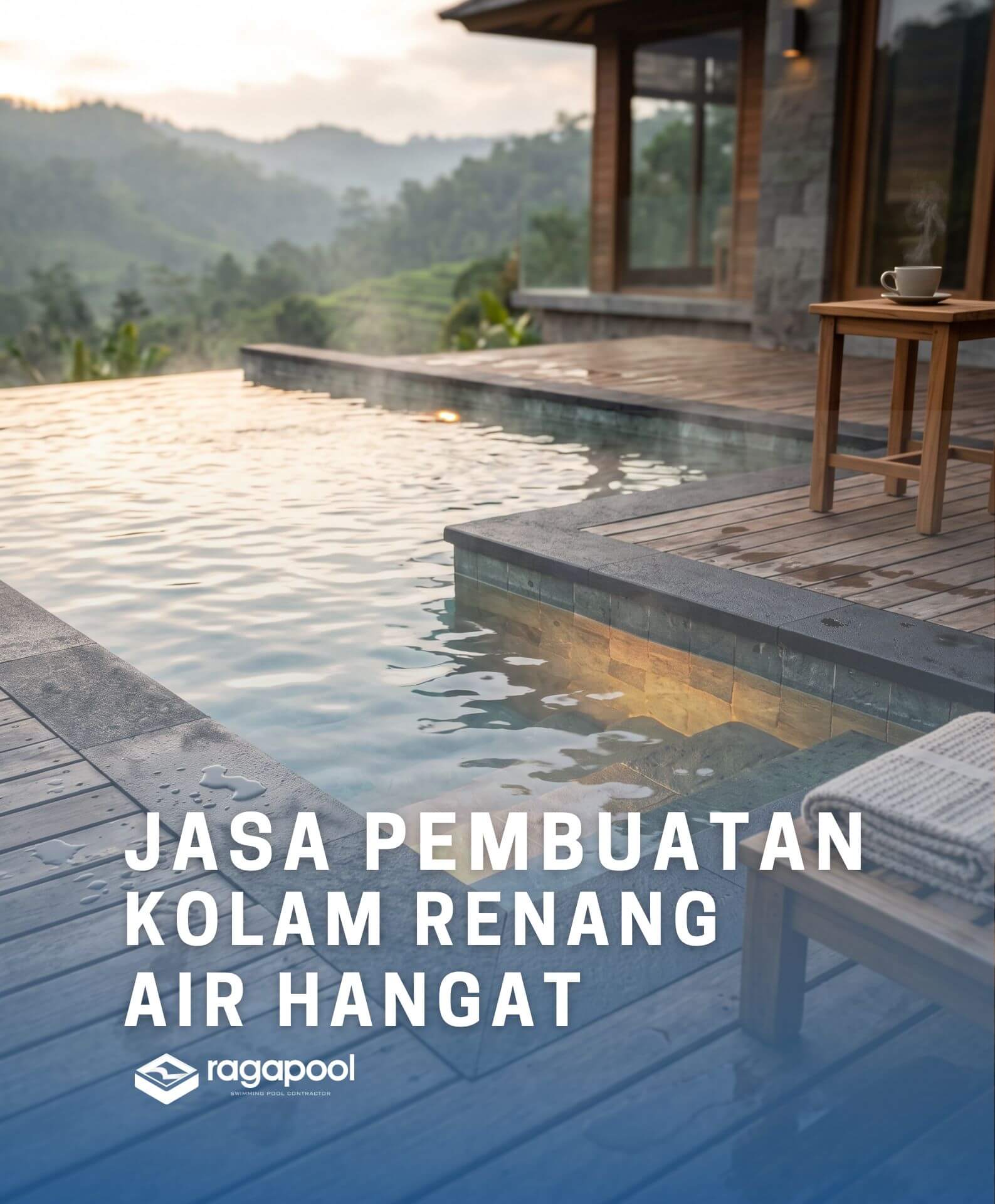 jasa pembuatan kolam renang air hangat
