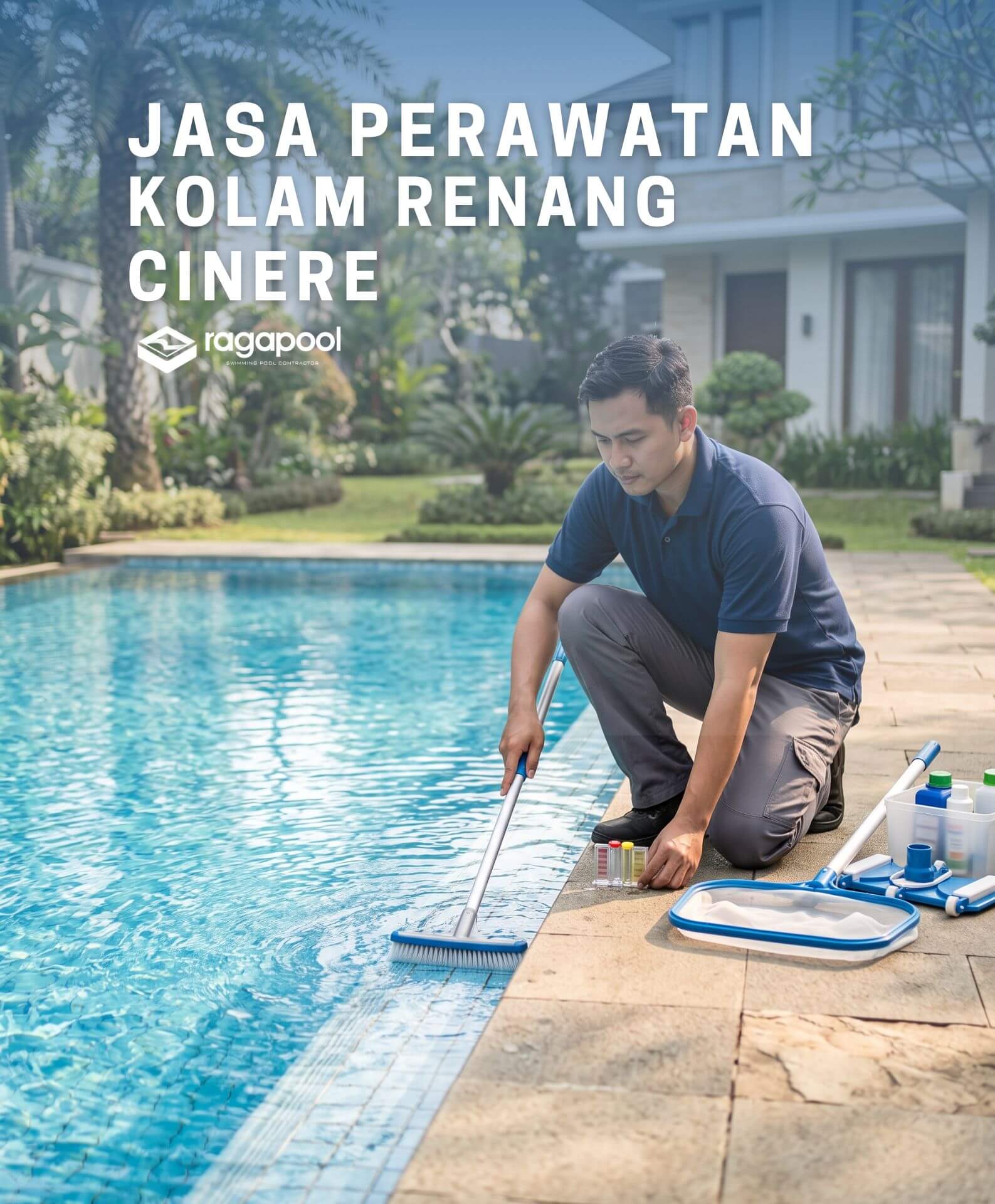 jasa perawatan kolam renang cinere