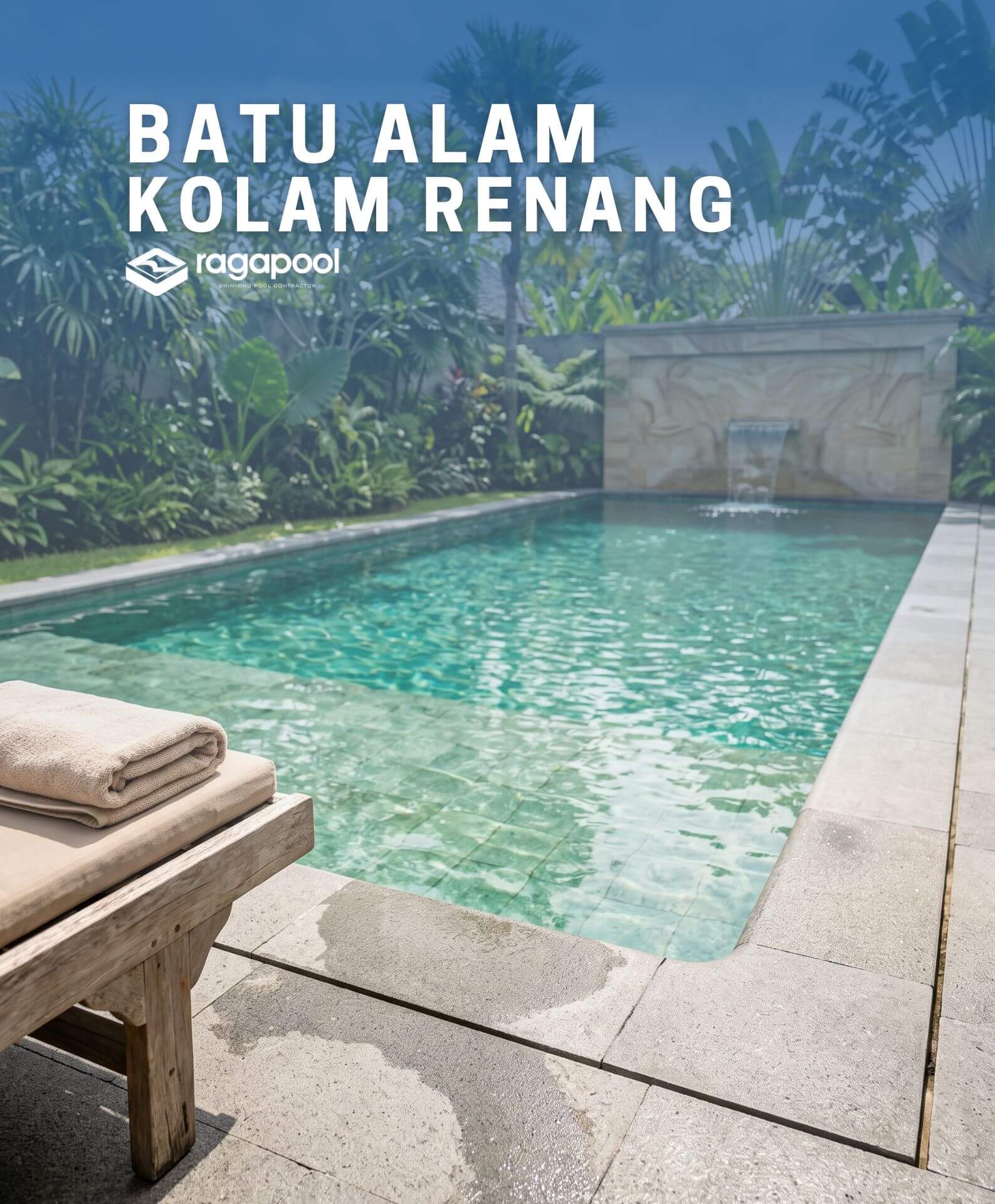 batu alam kolam renang
