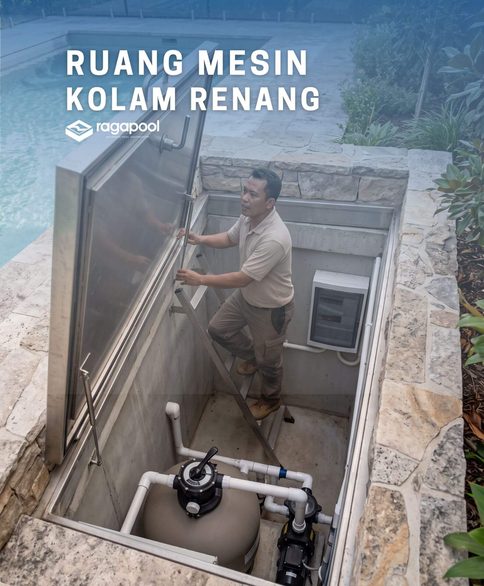 ruang mesin kolam renang